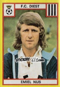 Figurina Emiel Nijs - Football Belgium 1974-1975 - Panini