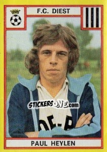 Sticker Paul Heylen - Football Belgium 1974-1975 - Panini