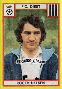 Sticker Roger Helsen - Football Belgium 1974-1975 n. 167 - Panini