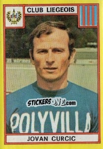 Cromo Jovan Curcic - Football Belgium 1974-1975 - Panini