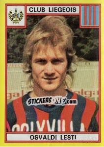 Sticker Osvaldi Lesti - Football Belgium 1974-1975 - Panini