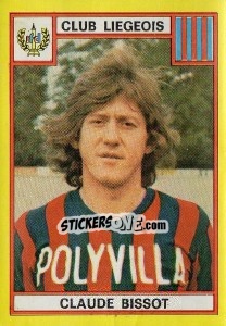 Sticker Claude Bissot - Football Belgium 1974-1975 - Panini