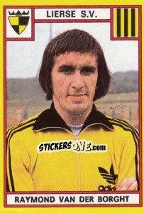 Sticker Raymond van der Borght - Football Belgium 1974-1975 - Panini