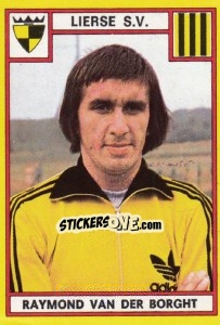 Cromo Raymond van der Borght - Football Belgium 1974-1975 n. 194 - Panini
