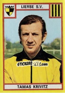 Cromo Tamas Krivitz - Football Belgium 1974-1975 - Panini