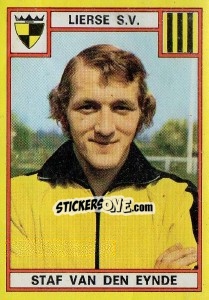 Sticker Staf van den Eynde - Football Belgium 1974-1975 - Panini
