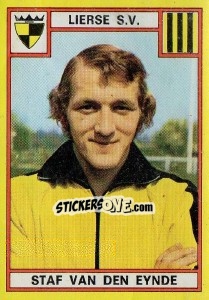 Cromo Staf van den Eynde - Football Belgium 1974-1975 n. 196 - Panini