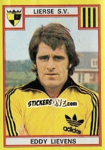 Sticker Eddy Lievens - Football Belgium 1974-1975 - Panini