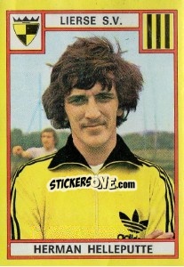 Cromo Herman Helleputte - Football Belgium 1974-1975 - Panini