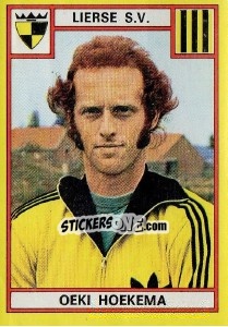 Sticker Oeki Hoekema - Football Belgium 1974-1975 n. 202 - Panini