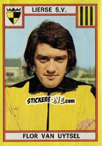 Sticker Flor van Uytsel - Football Belgium 1974-1975 - Panini