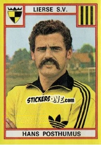 Sticker Hans Posthhumus - Football Belgium 1974-1975 - Panini