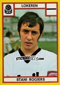 Sticker Stani Rogiers - Football Belgium 1974-1975 - Panini