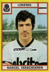 Sticker Marcel Verschueren - Football Belgium 1974-1975 - Panini