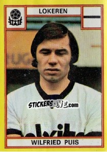 Sticker Wilfried Puis - Football Belgium 1974-1975 - Panini