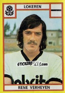 Sticker Rene Verheyen - Football Belgium 1974-1975 - Panini