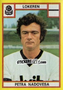 Sticker Petra Nadovesa - Football Belgium 1974-1975 - Panini