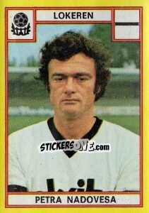 Figurina Petra Nadovesa - Football Belgium 1974-1975 - Panini