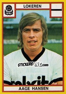 Sticker Aage Hansen - Football Belgium 1974-1975 - Panini