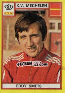 Sticker Eddy Smets - Football Belgium 1974-1975 - Panini