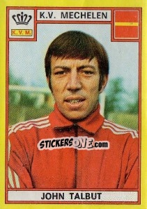 Cromo John Talbut - Football Belgium 1974-1975 - Panini