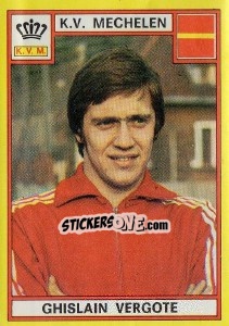 Sticker Ghislain Vergote - Football Belgium 1974-1975 n. 231 - Panini