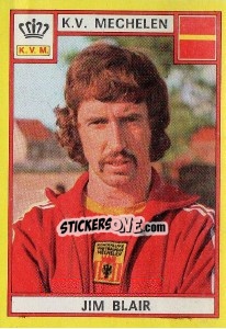 Sticker Jim Blair - Football Belgium 1974-1975 - Panini