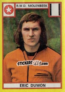 Figurina Eric Dumon - Football Belgium 1974-1975 - Panini