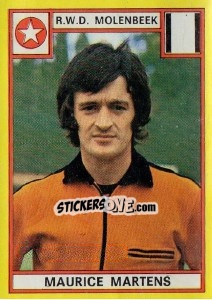 Cromo Maurice Martens - Football Belgium 1974-1975 n. 248 - Panini