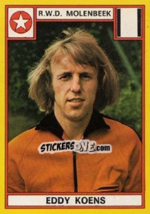 Sticker Eddy Koens - Football Belgium 1974-1975 n. 250 - Panini