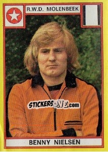 Cromo Benny Nielsen - Football Belgium 1974-1975 n. 252 - Panini
