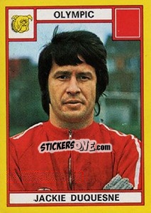 Cromo Jackie Duquesne - Football Belgium 1974-1975 - Panini