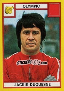 Figurina Jackie Duquesne - Football Belgium 1974-1975 - Panini