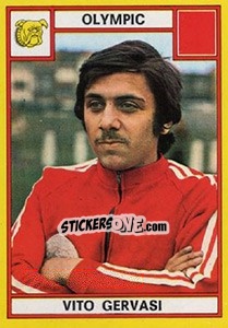Sticker Vito Gervasi - Football Belgium 1974-1975 - Panini