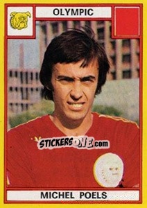 Cromo Michel Poels - Football Belgium 1974-1975 - Panini