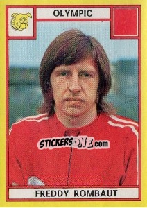 Sticker Freddy Rombaut - Football Belgium 1974-1975 - Panini