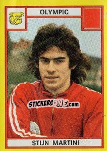 Figurina Stijn Martini - Football Belgium 1974-1975 - Panini