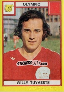 Sticker Willy Tuyaerts - Football Belgium 1974-1975 - Panini