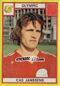 Figurina Cas Janssens - Football Belgium 1974-1975 - Panini