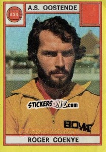 Cromo Roger Coenye - Football Belgium 1974-1975 - Panini