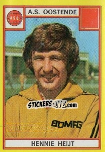 Sticker Hennie Heijt - Football Belgium 1974-1975 - Panini