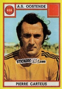 Sticker Pierre Carteus - Football Belgium 1974-1975 - Panini