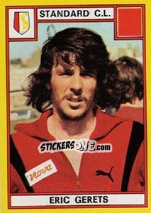 Cromo Eric Gerets - Football Belgium 1974-1975 - Panini