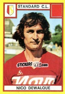 Figurina Nico Dewalque - Football Belgium 1974-1975 n. 297 - Panini