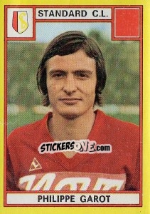 Cromo Philippe Garot - Football Belgium 1974-1975 - Panini