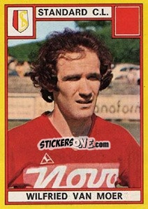 Sticker Wilfried van Moer - Football Belgium 1974-1975 - Panini