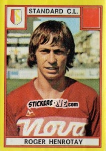 Figurina Roger Henrotay - Football Belgium 1974-1975 n. 301 - Panini