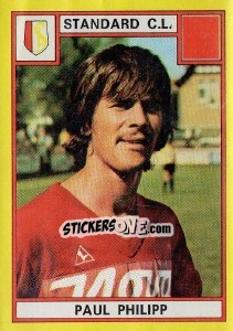 Cromo Paul Philipp - Football Belgium 1974-1975 - Panini