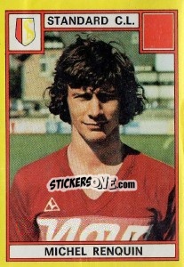 Figurina Michel Renquin - Football Belgium 1974-1975 - Panini