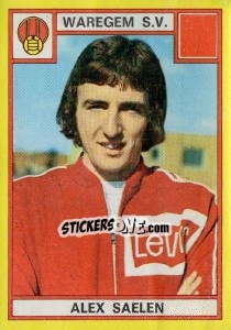 Sticker Alex Saelen - Football Belgium 1974-1975 - Panini